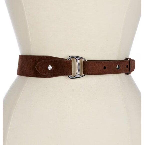 Lauren Ralph Lauren Accessories - Lauren Ralph Lauren 1.5" Equestrian D-Ring Suede Belt